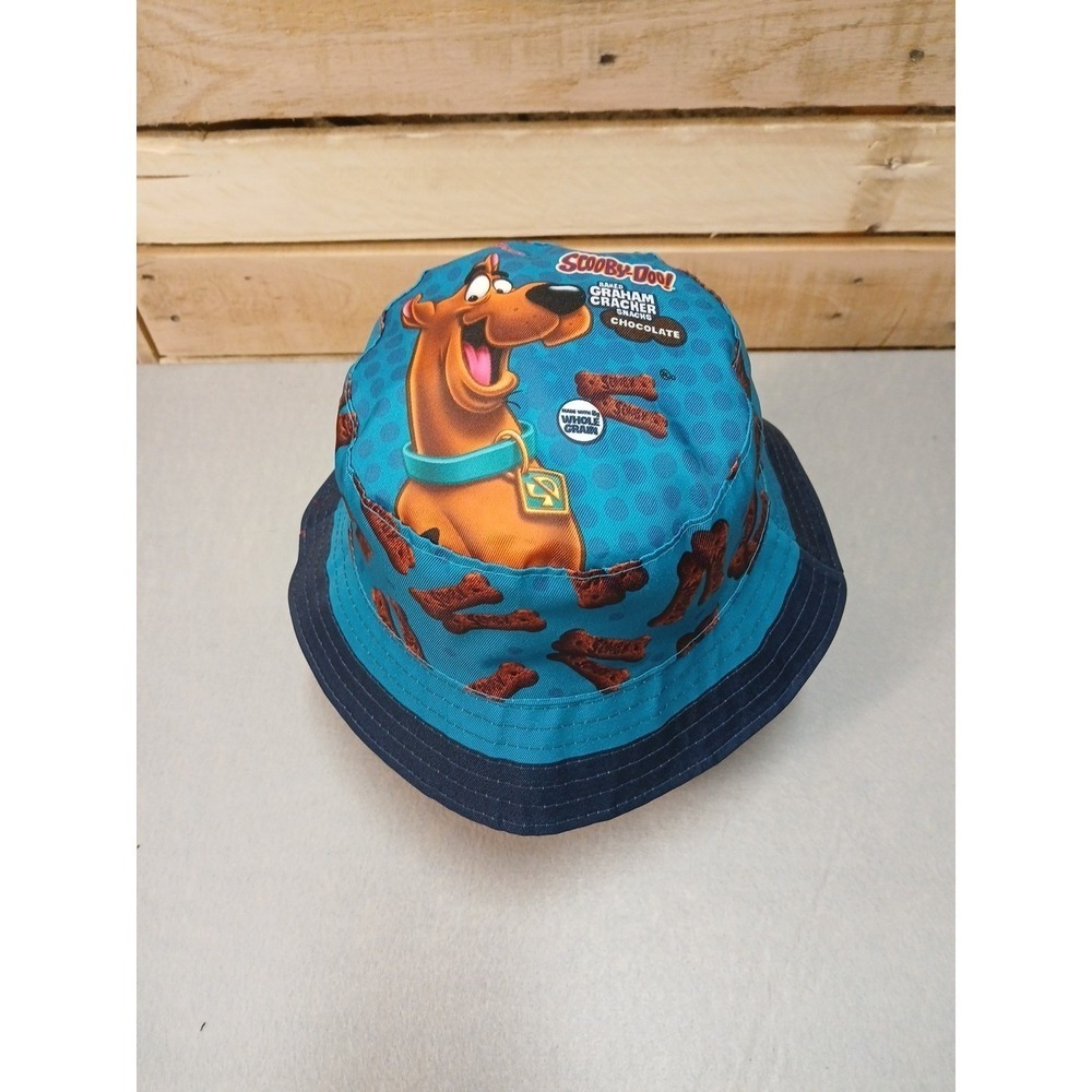 Scooby-Doo Graham Cracker and Cheez-It snacks bucket hat Reverseable!!